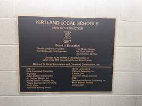 kirtland plaque